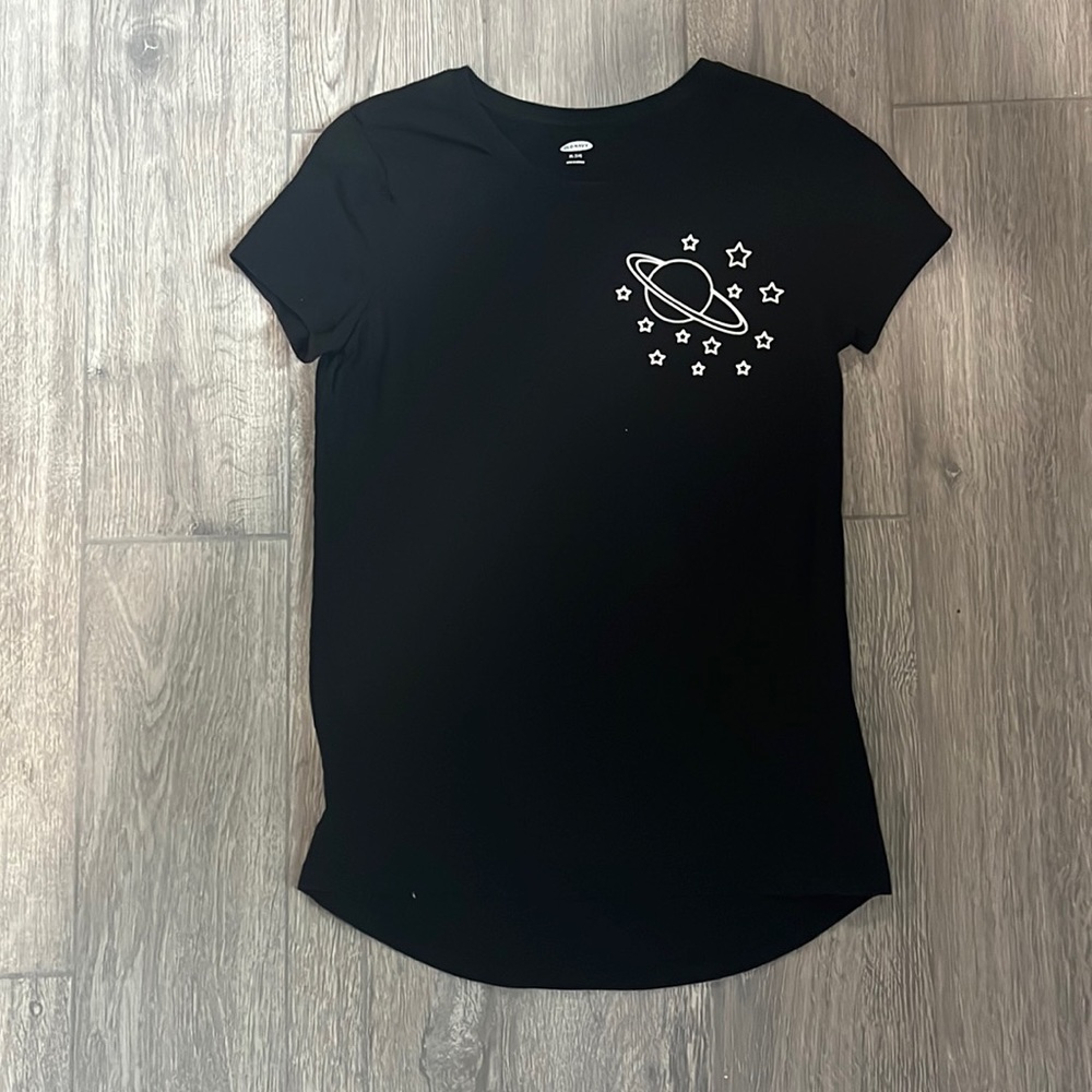 Old Navy black space t shirt